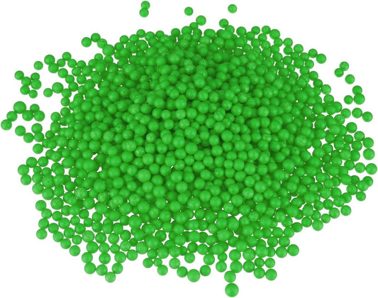 MECCANIXITY Foam Beads Foam Balls 4-6mm for Wedding and Party Decorations, Tiny Packing Balls, Arts DIY Crafts Supplies (Light Green,1 Pack Approx 5000pcs)