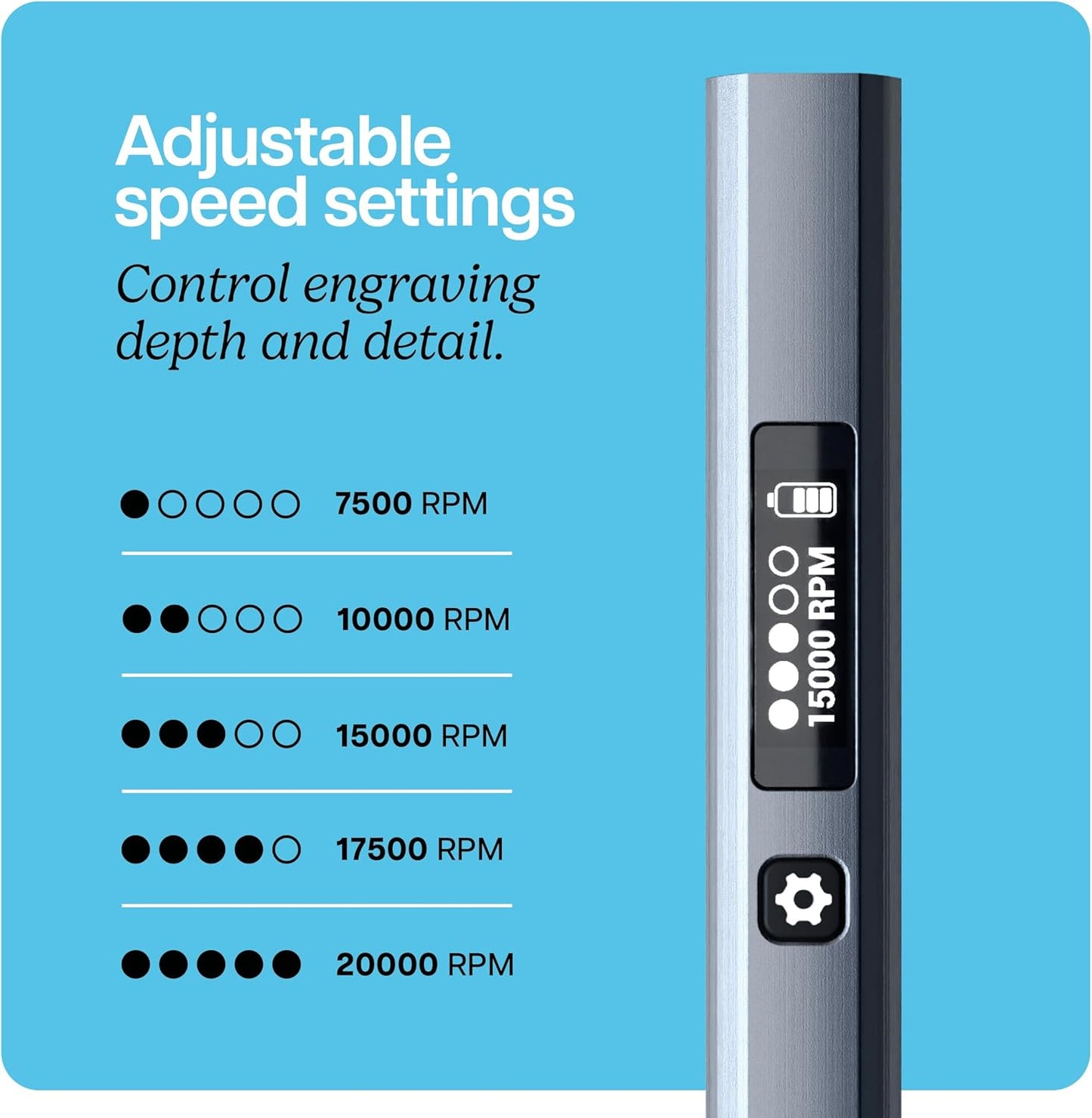 EtchMate Engraving Pen for Metal, Wood, Glass, Plastic & All Materials - Engraver Pen Tool - Teen Boy Gifts - Unique Gifts for Women, Teenage Girl - Cool Christmas Gift Ideas - Craft Kits for Adults