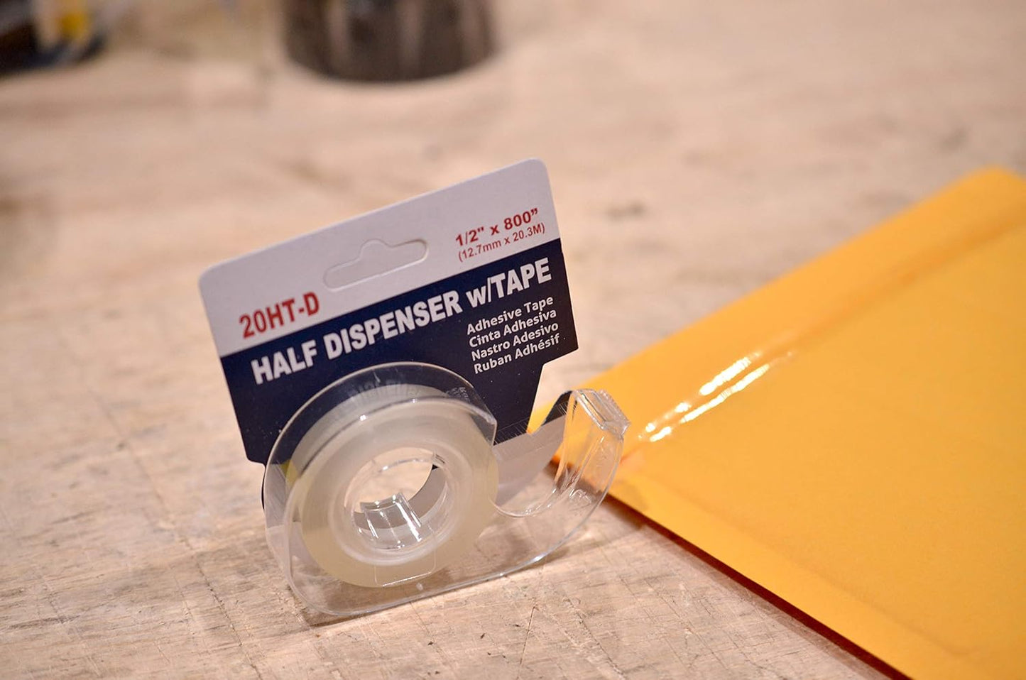 WOD OST20D Office Tape Clear Refill Rolls and Refillable Dispenser - 3/4 inch x 800 inches (24-Pack) for Craft Jobs, Office Work, Gift Wrapping, Repairing, and Envelope Sealing