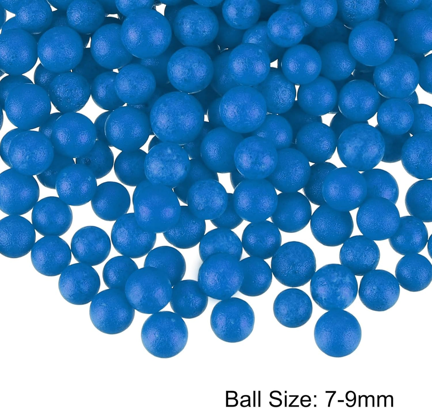 MECCANIXITY Foam Beads Foam Balls 7-9mm for Wedding and Party Decorations, Tiny Packing Balls, Arts DIY Crafts Supplies (Lake Blue,1 Pack Approx 3000pcs)