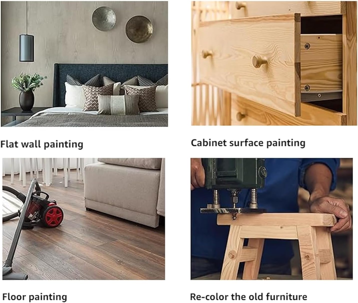 H HAGU LANDE Wood Grain Tool,Woodgraining Tool Kit Textured Paint Roller Soft Rubber, Natural Wood Grain Painting Maker Tool for DIY Wall Room Decor(3PCS)