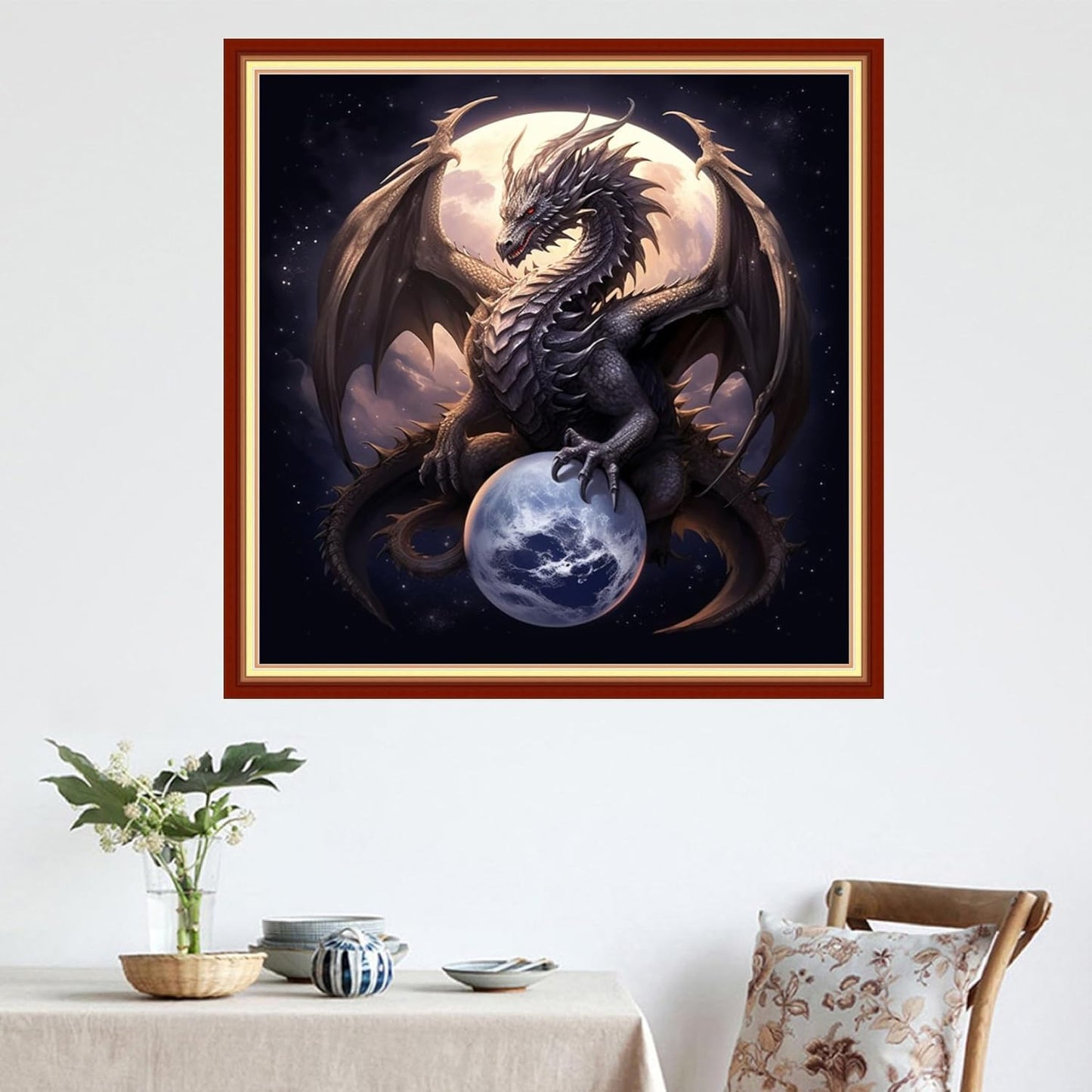 DMCVIVR Stamped Cross Stitch Kits for Adults Beginners Embroidery Kits 11CT Needlepoint Kits Cross Stitch Patterns Embroidery Patterns& (Handicrafts40)