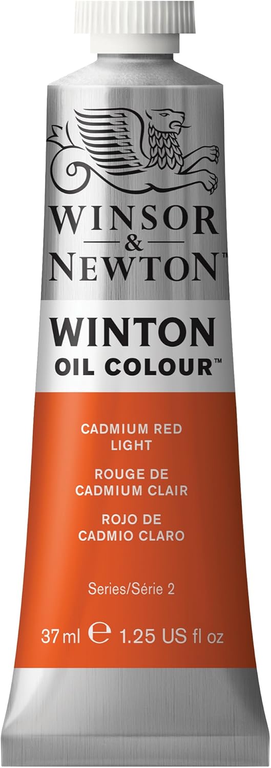 Winsor & Newton Winton Oil Color, 37ml (1.25-oz) Tube, Cadmium Red Light