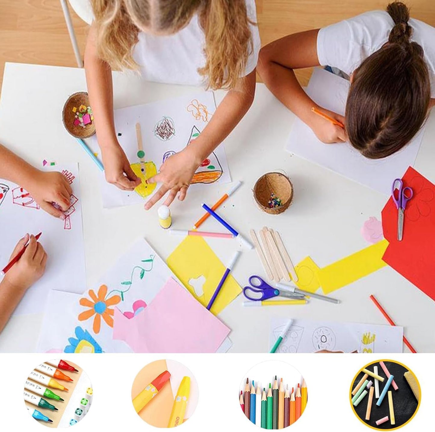 9"x12" White Paper for Art Craft 100 Sheets Drawing Paper for Sketching Painting Coloring Doodles Arts Supplies