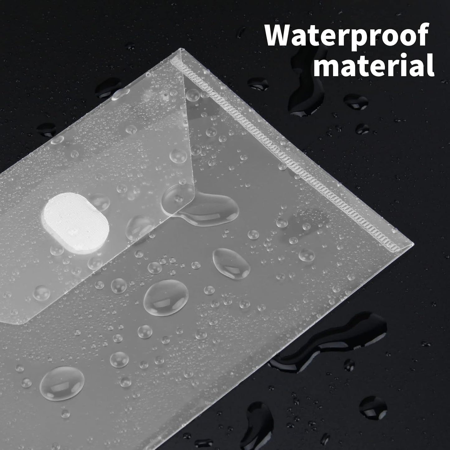 12 Pack Clear Die & Stamp Storage Bag Transparent Plastic Folders for Cutting Dies Stencil Embossing Crafts for DIY Scrapbooking Paper Card Craft Organizer Holder