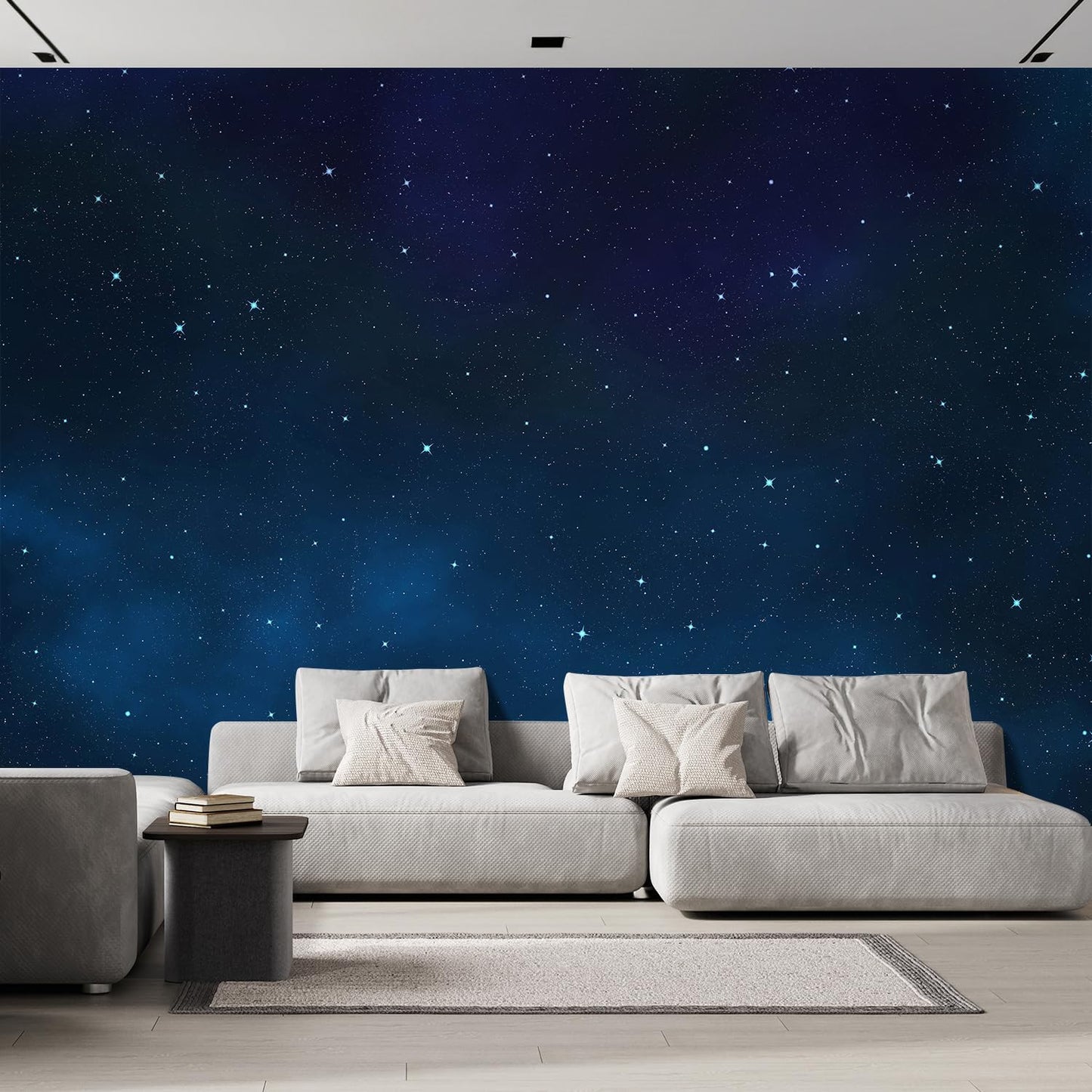 wall26 Wall Sticker/Wall Mural Beautiful Scenery of The Starry Night, Not Peel and Stick, Non-Woven Wallpaper Decorative for Bedroom, Living Room, Office - 120x168 inches