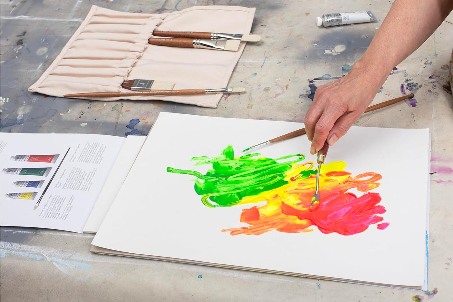 Winsor & Newton Winton Oil Color Paint Set, Fluorescent, 3 x 37ml Tubes