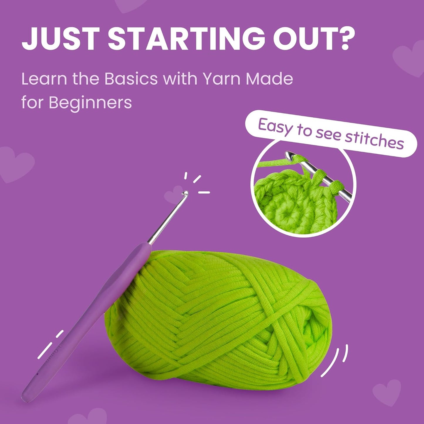 Cookie Box Crochet Kit for Beginners – Gift Set to Make Turtle Hugo Amigurumi Plushie – Easy DIY Crochet & Knitting Starter Kit with Video and PDF Tutorials