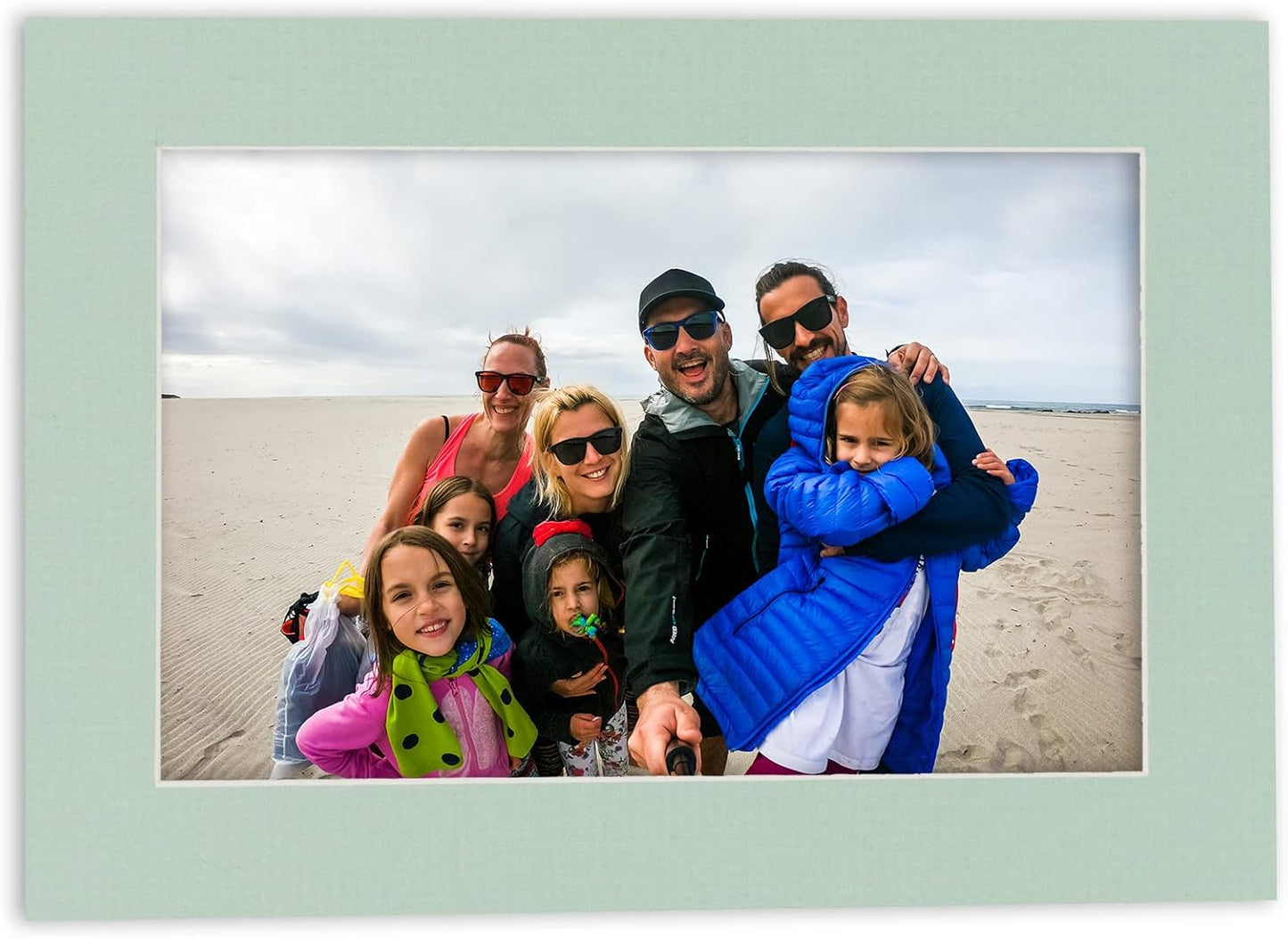 11x14 Mat for 8.5x11 Photo - Precut Honeydew Green Picture Matboard for Frames 11 x 14 Inches - Bevel Cut to Display Art 8.5 x 11 Inches - Acid Free Pack of 10 MATS with Backing Boards & Clear Bags