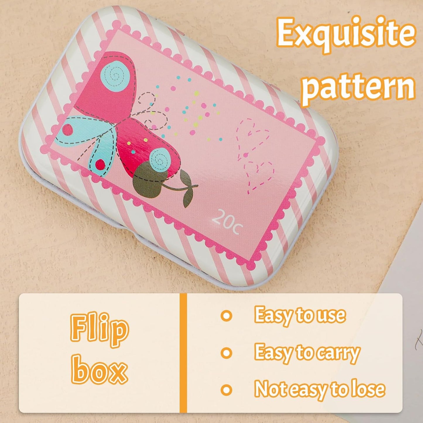 Jmuiiu 80PCS Metal Stitch Markers, 4 Styles Colorful Crochet Stitch Markers for Knitting Crocheting Clothing Tag Diy Craft Project with Storage Box