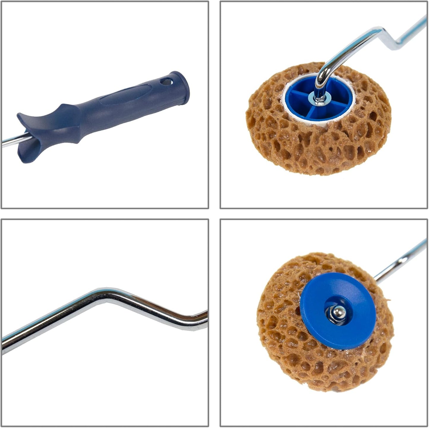 Hanroy Sponge Paint Roller for Texture Painting Decorators Brush Tool, Fast and Easy Pattern Art Sponge Roller for Home Wall(M90Z)