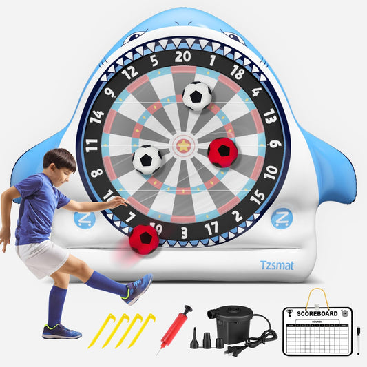 Inflatable Game Outdoor Giant Dartboard for Soccer Large Carnival Games Giant Outdoor Game-Fun Sports Games for Kids Adults, Backyard, Garden, Party, Summer Outdoor Play