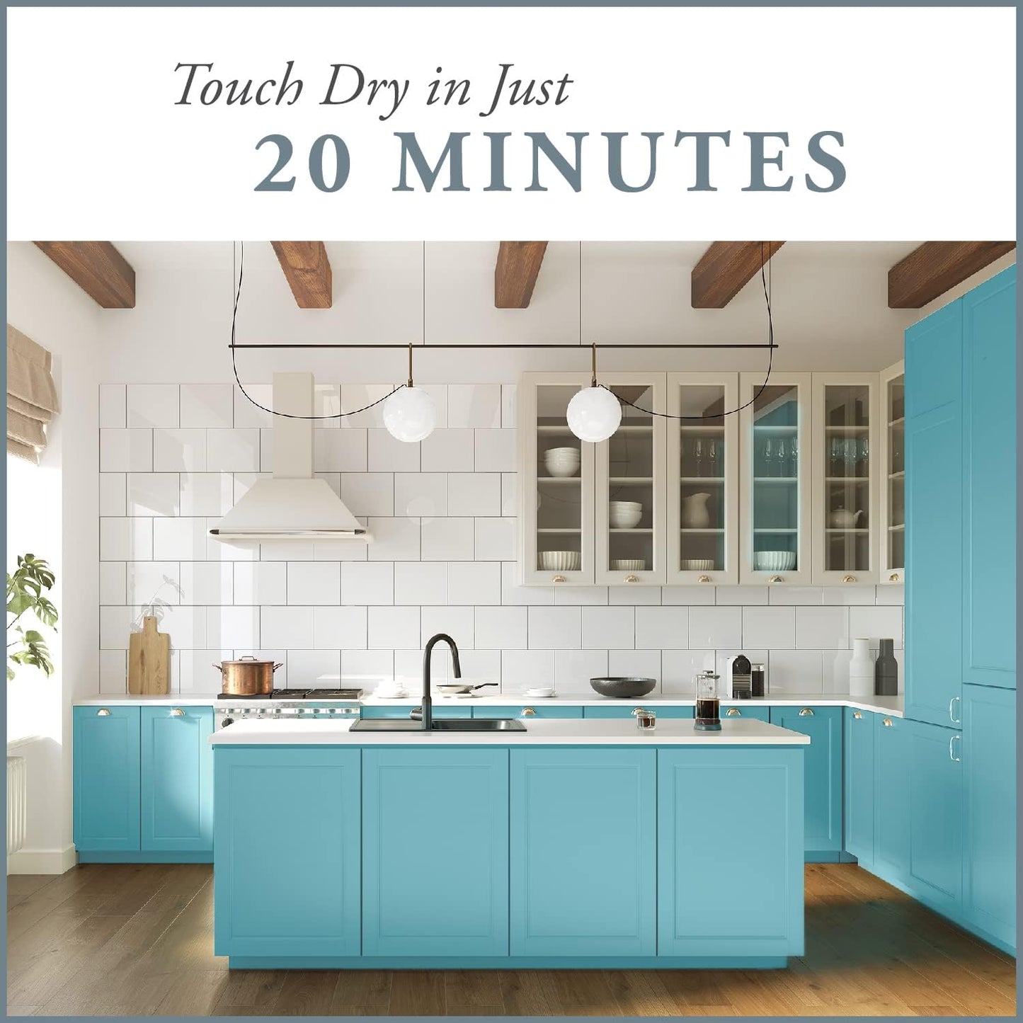 AMY HOWARD AT HOME Chalk-Based One Step Paint for Furniture, Cabinetry, Decor, Finish, and More | No Stripping, Sanding, or Priming | Medium Base | 16 Ounce | Maxwell Garden