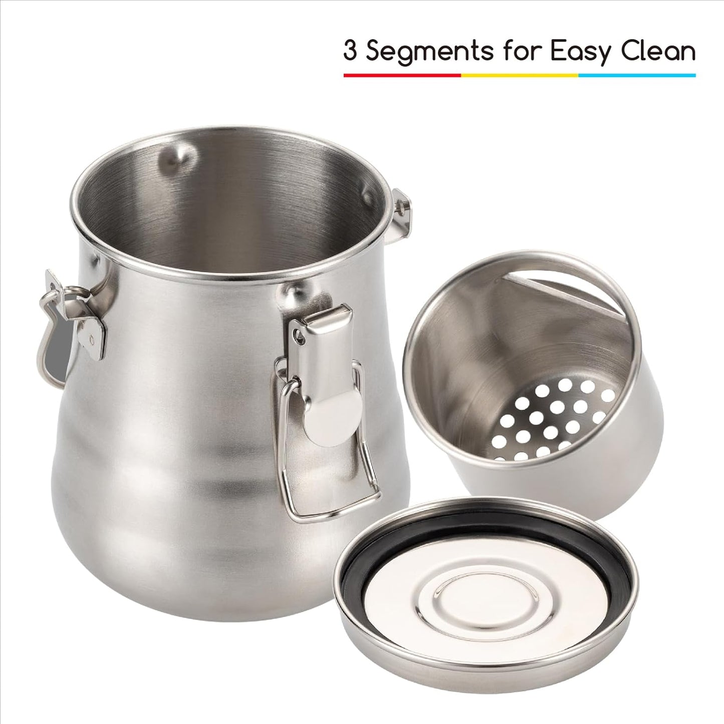 MEEDEN Portable Paint Brush Washer: Airtight Stainless Steel Artist Brush Cleaner for Oil & Acrylic Painting - Medium