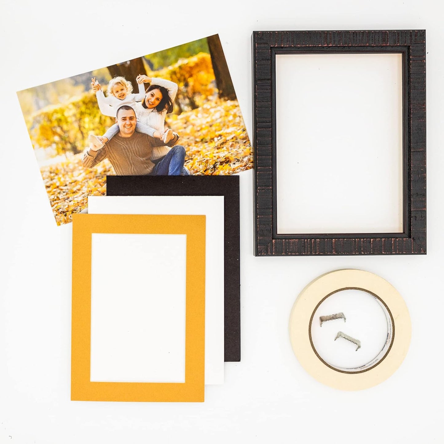 Pack of TEN 11x14 Mats Bevel Cut for 8.5x11 Photos - Acid Free Topaz Orange Precut Matboards For Pictures, Photos, Framing - 4-ply Thickness
