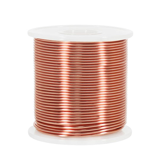 Tenn Well 15 Gauge Aluminum Wire, 164 Feet 1.5mm Bendable Metal Craft Wire for Jewelry Making, Beading, Sculpting and Bonsai Training (Copper)