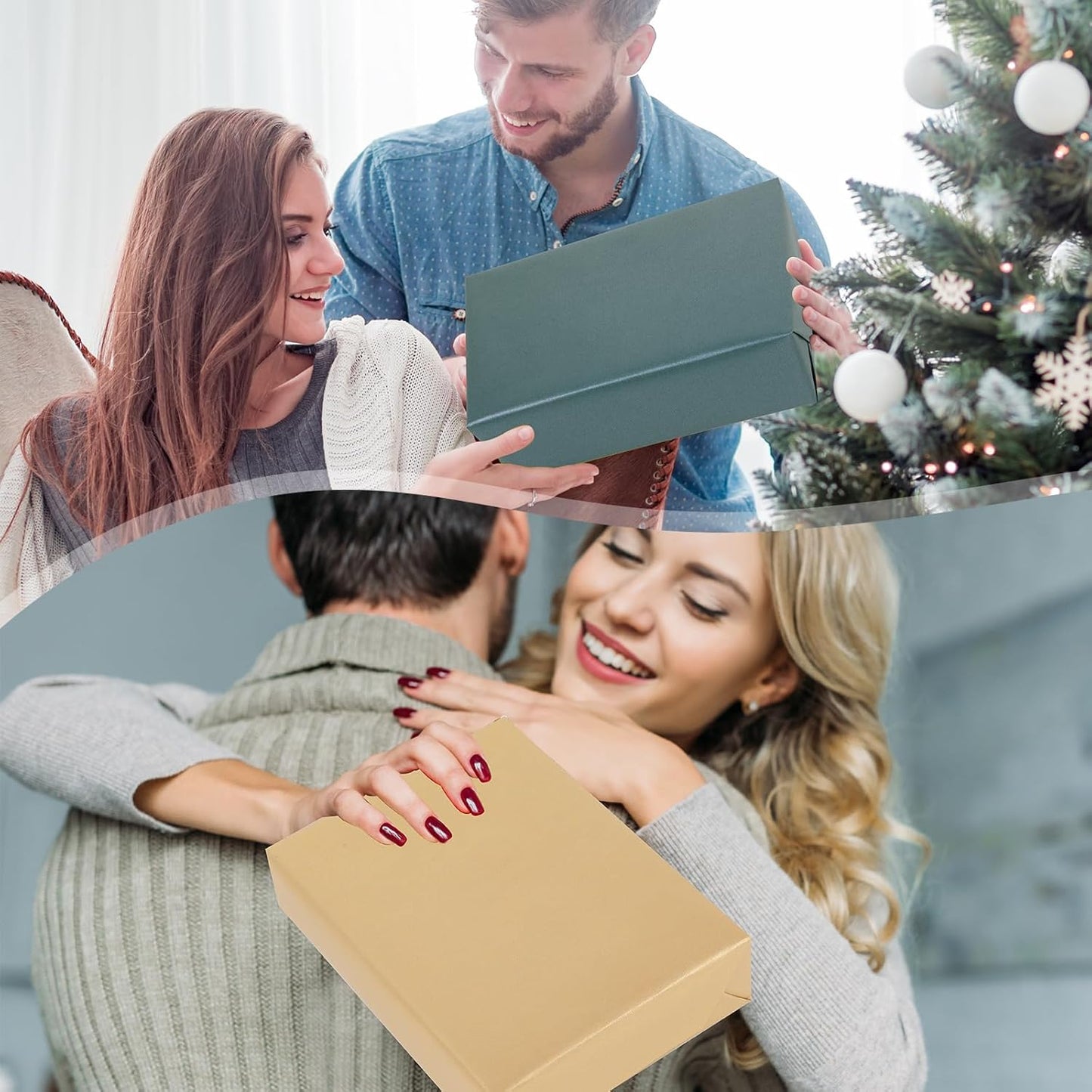 NESCCI Dark Green & Gold Matte Wrapping Paper,Double Sided Solid Color Pearly-Lustre Paper,Gift Wrapping Paper,Perfect for Wedding,Valentine's Day,Birthday,Christmas,Baby Shower(17 Inches X 32.8 Feet)