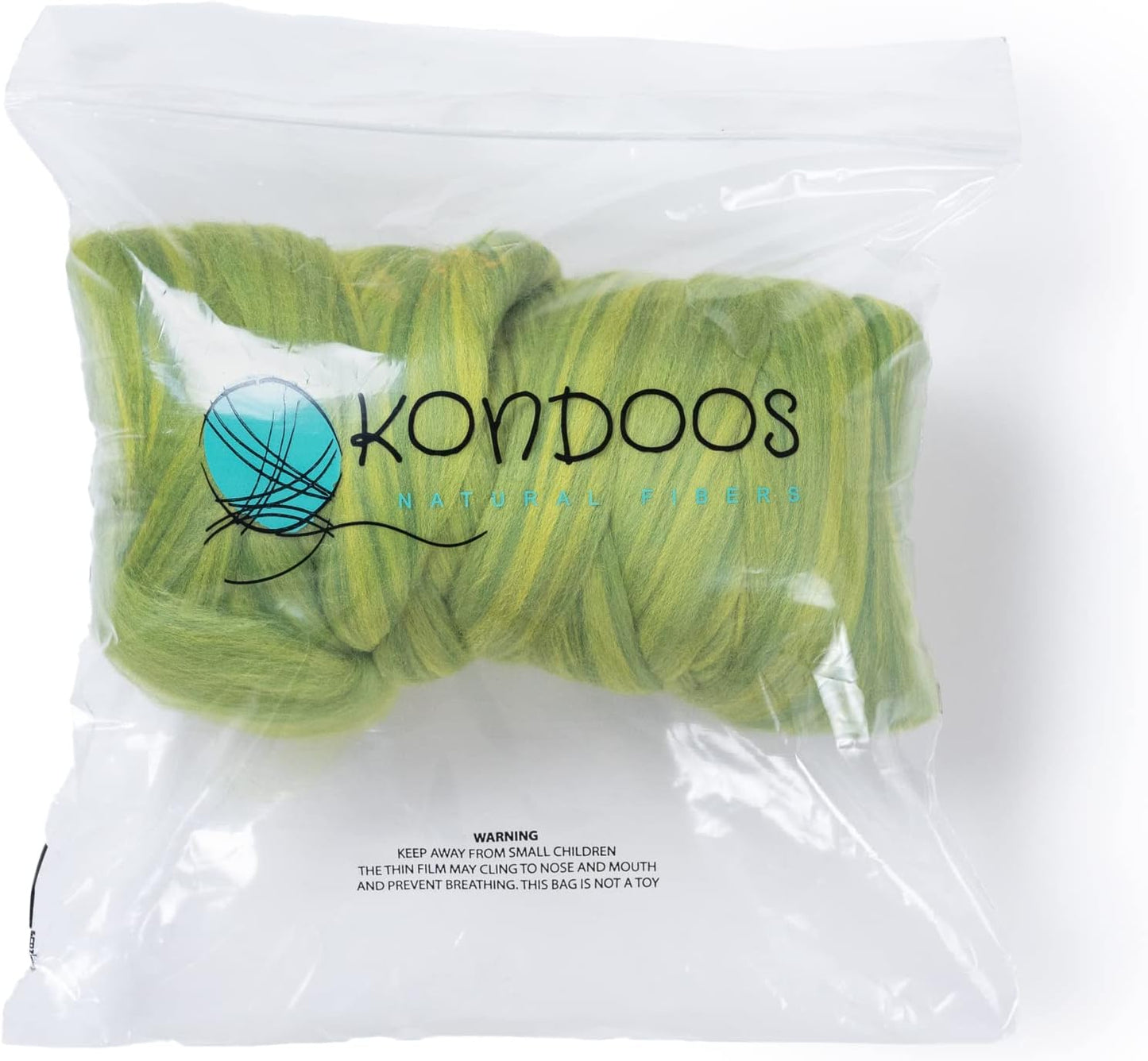 Multi Colored Natural Wool roving, 1 lb. Best Wool for Needle Felting, Wet Felting, handcrafts and Spinning. (Forest, 1lb)