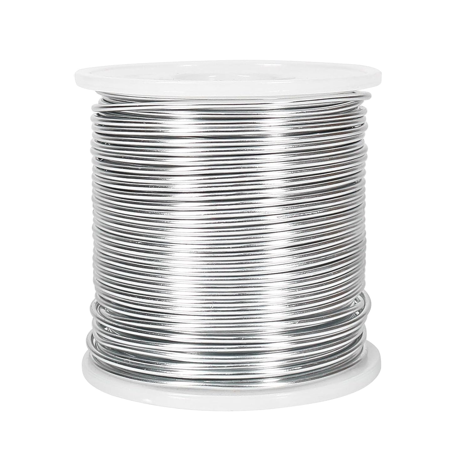 Tenn Well 15 Gauge Aluminum Wire, 164 Feet 1.5mm Bendable Metal Craft Wire for Jewelry Making, Beading, Armature, Sculpting, Bonsai Training, Crafting