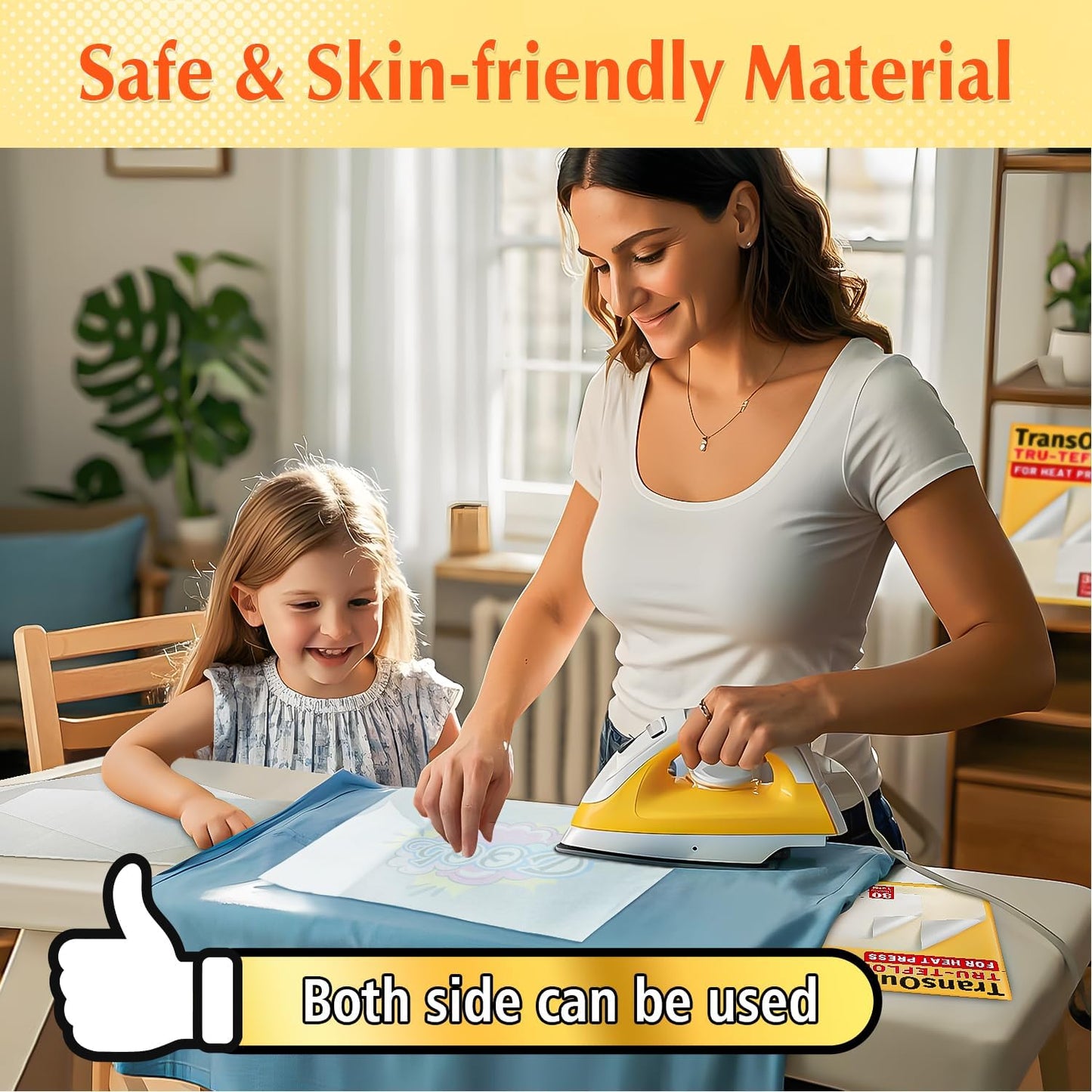 30 Pack PTFE Teflon Paper 16×11.7" 20 Sheets and Teflon Paper 8.5×11" 10 Sheets Mix Pack for Heat Press Heat Resistant Craft Mat,Sublimation Paper and Heat Transfer Paper Reusable