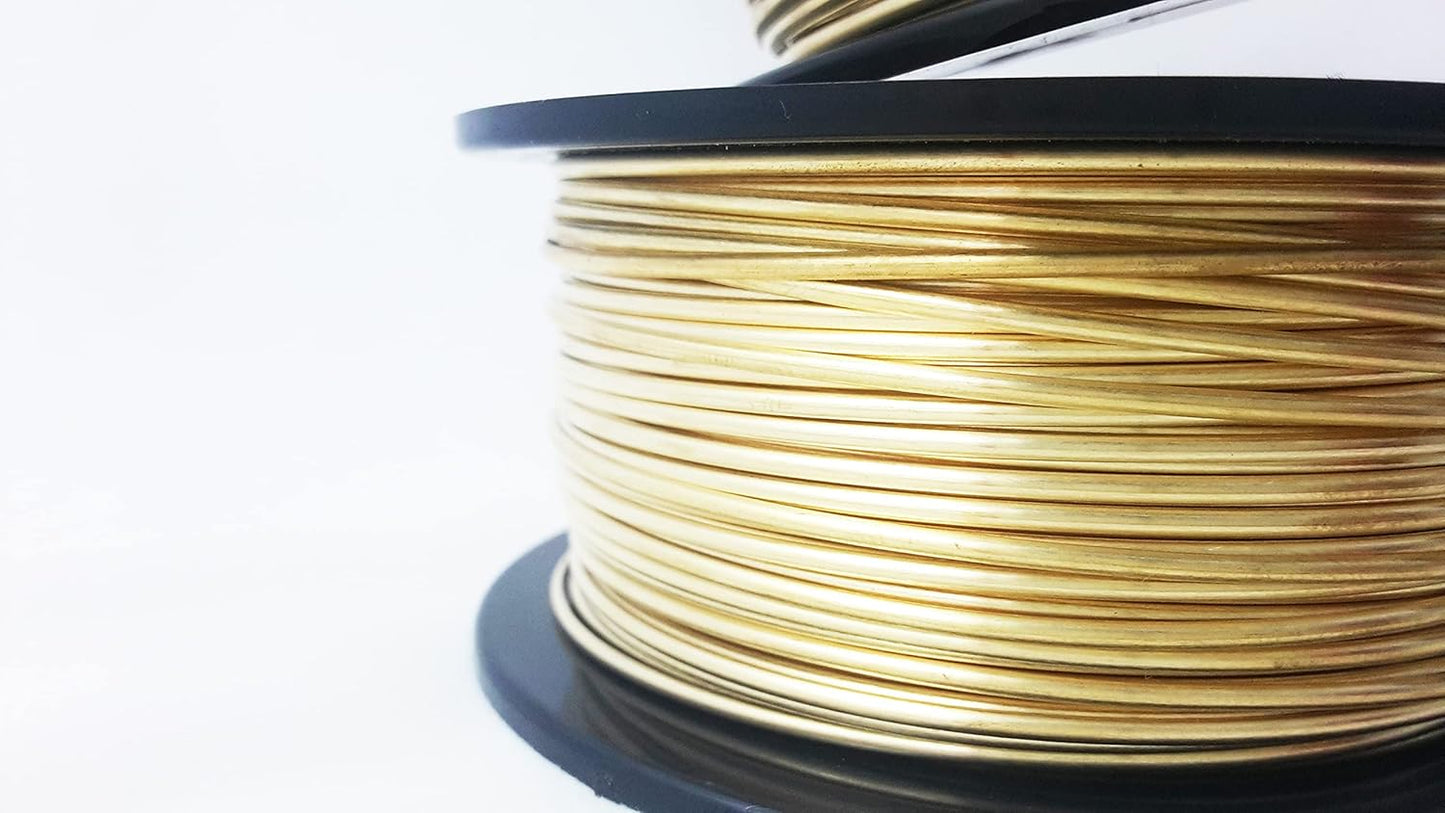 20 Gauge, Jeweler's Brass Wire, Red Brass, Round, Dead Soft, CDA #260-1LB (340FT) by CRAFT WIRE