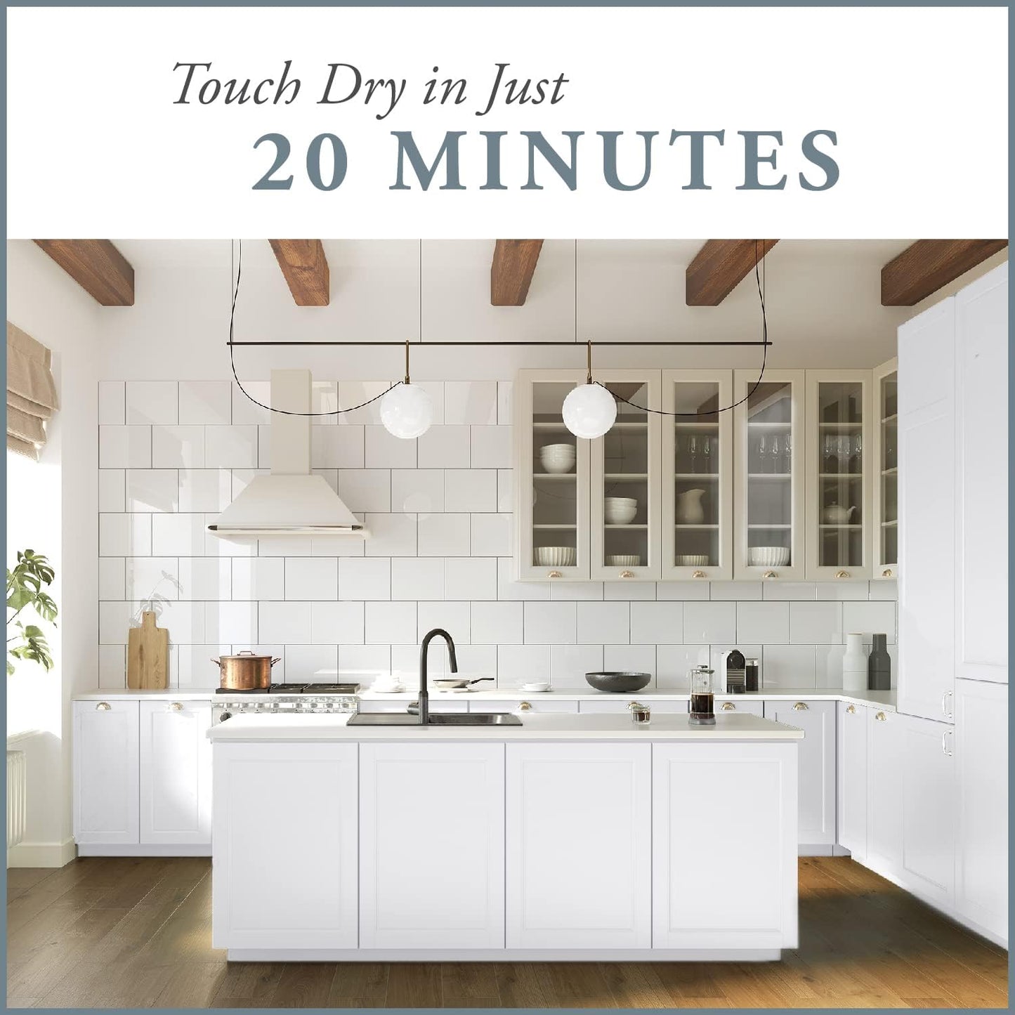 AMY HOWARD AT HOME Chalk-Based One Step Paint for Furniture, Cabinetry, Decor, Finish, and More | No Stripping, Sanding, or Priming | Ultra-Light Base | 16 Ounce | Stoneware