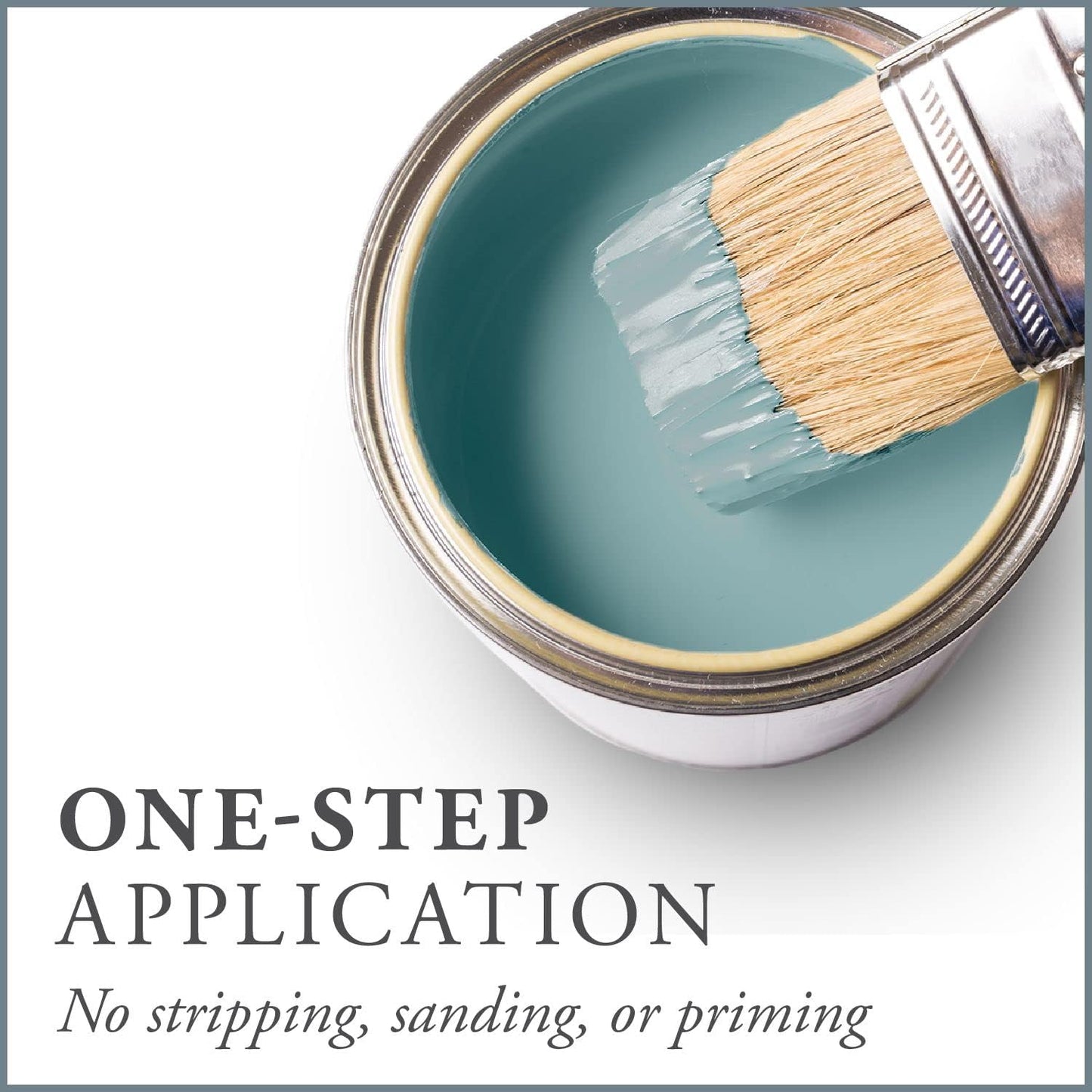 AMY HOWARD AT HOME Chalk-Based One Step Paint for Furniture, Cabinetry, Decor, Finish, and More | No Stripping, Sanding, or Priming | Light Base | 32 Ounce | Harbor Lights