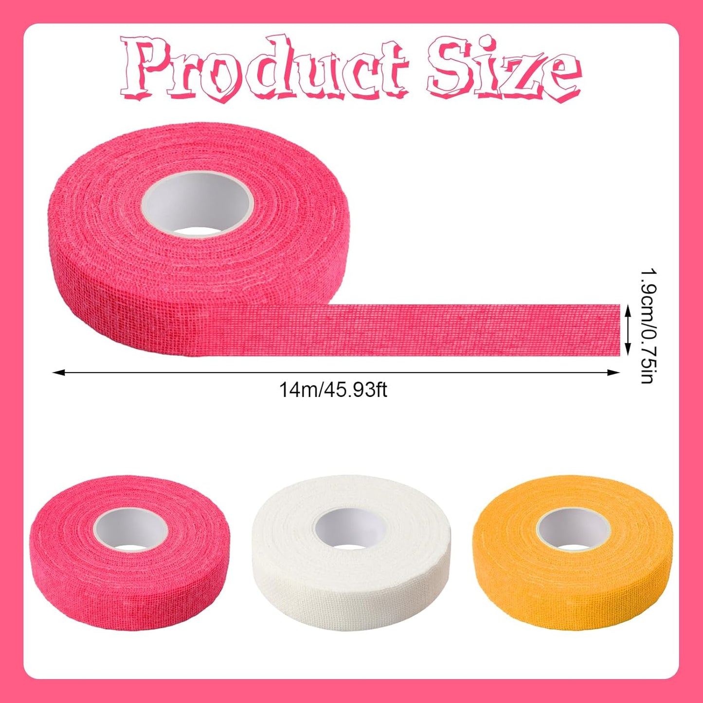 LLMSIX 3pcs Thimbles Type for Hand Sewing, Finger Protectors for Sewing, Soft & Breathable Finger Tape for Moms Wives Hand DIY Sew Gifts