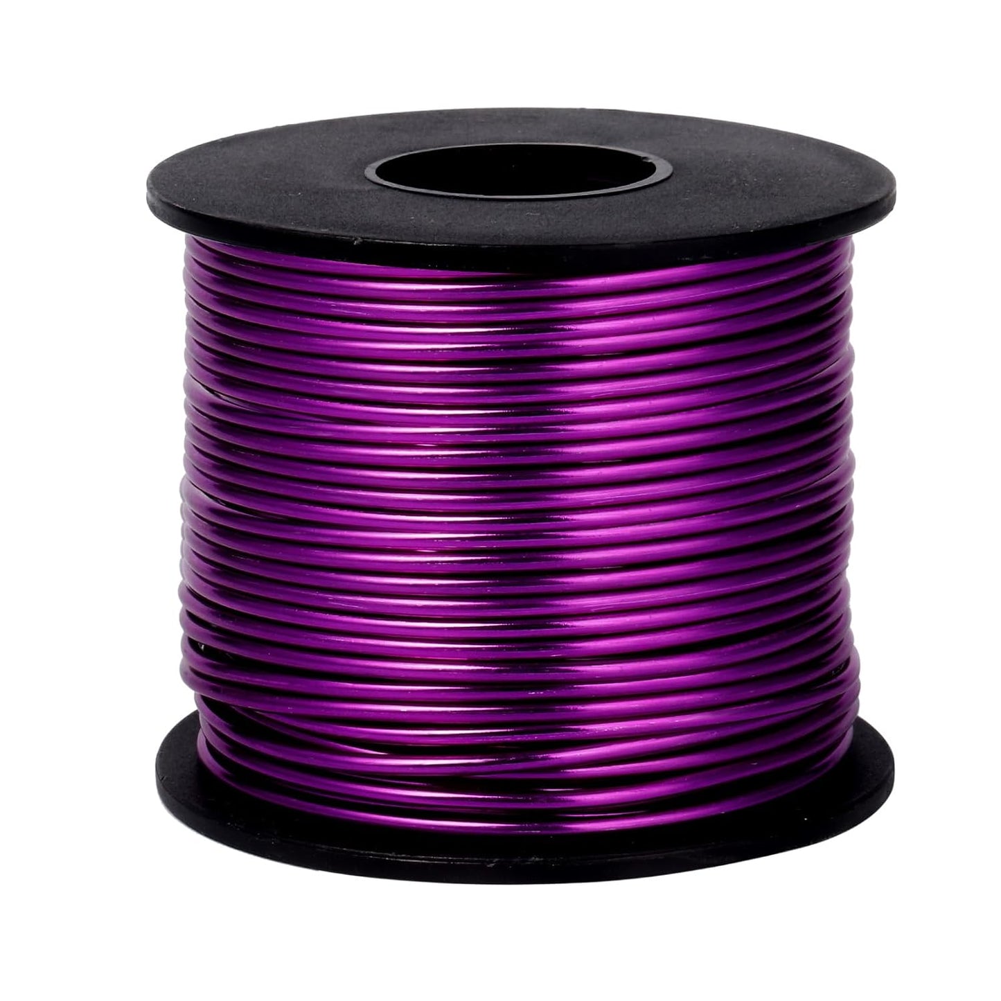 Aluminum Craft Wire, 95 Feet 2.0mm/ 14 Gauge Purple Bendable Soft Metal Aluminum Wire Roll Bulk for DIY Crafts Sculpting Jewelry Making