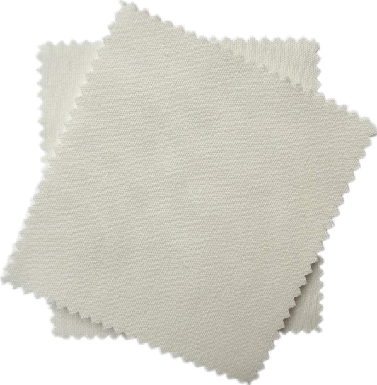 iNee Embroidery Fabric Squares Cotton, 10 Squares of 10 x 10-inch, Cream