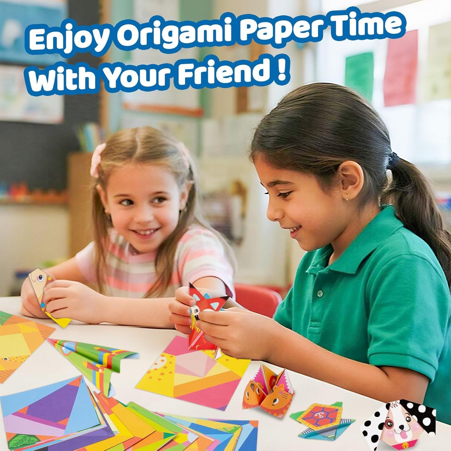hapray Origami Kit for Kids Ages 5-8 8-12, with Guiding Book, 152 Paper with 72 Patterns, DIY Art and Craft Projects, Beginners Children's Day Gift Boy Girl
