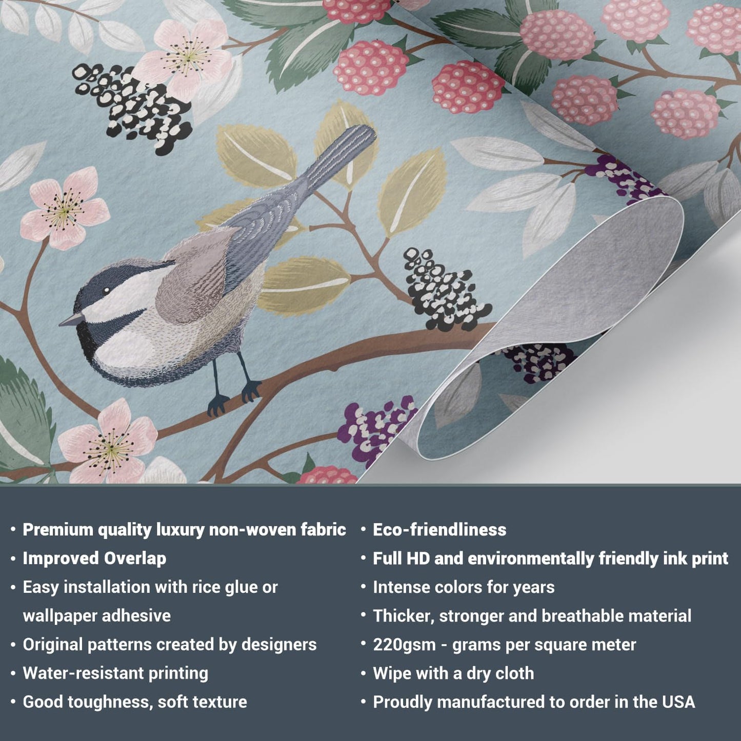 wall26 Wall Sticker/Wall Mural Tropical Blue Fish Coral Reef Ocean Seascape Nature Wilderness, Not Peel and Stick, Non-Woven Wallpaper Decorative for Bedroom, Living Room,Office - 132x144 inches