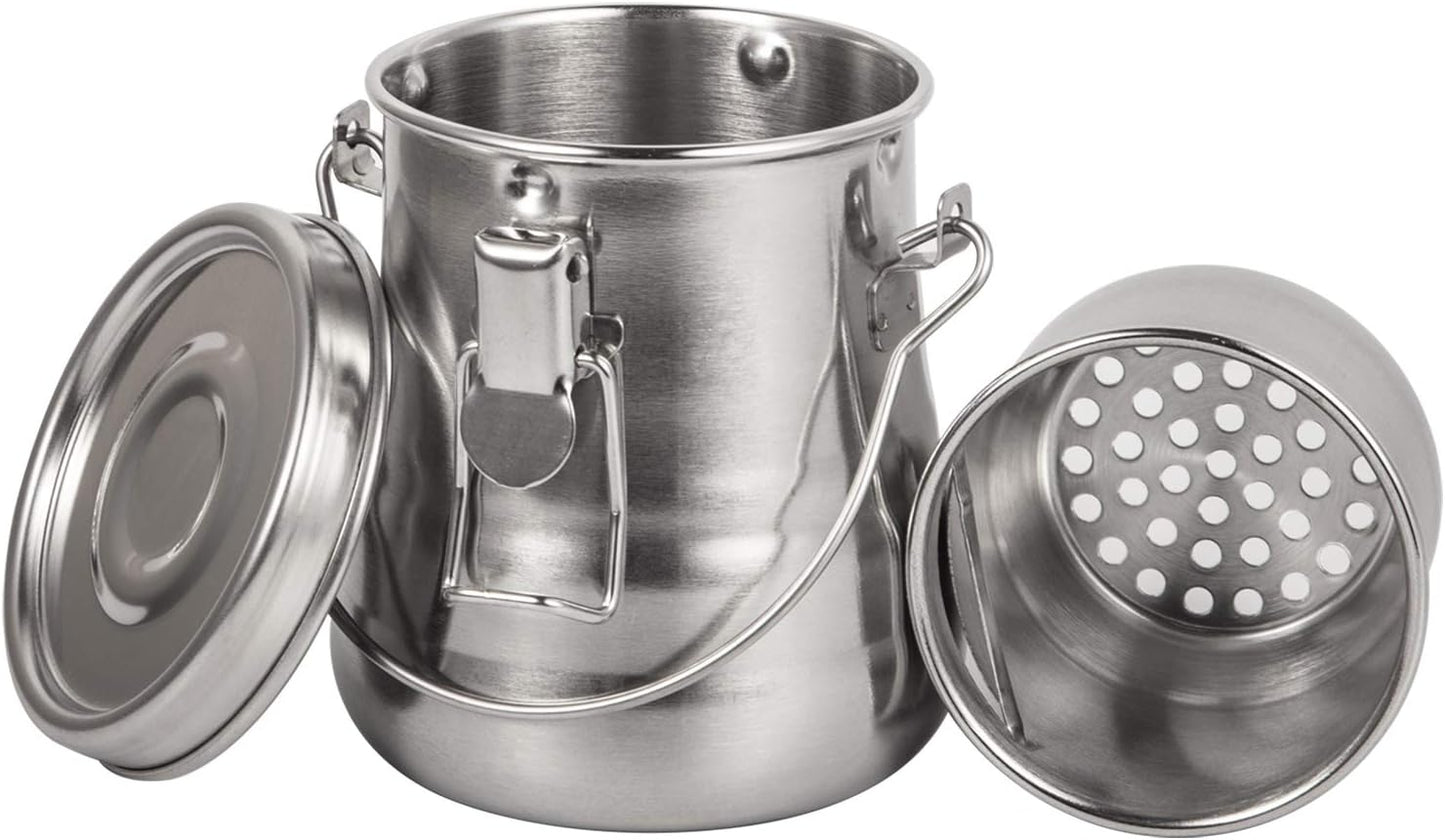 MyLifeUNIT Paint Brush Washer, Airtight Stainless Steel Brush Cleaner for Painting (Medium)