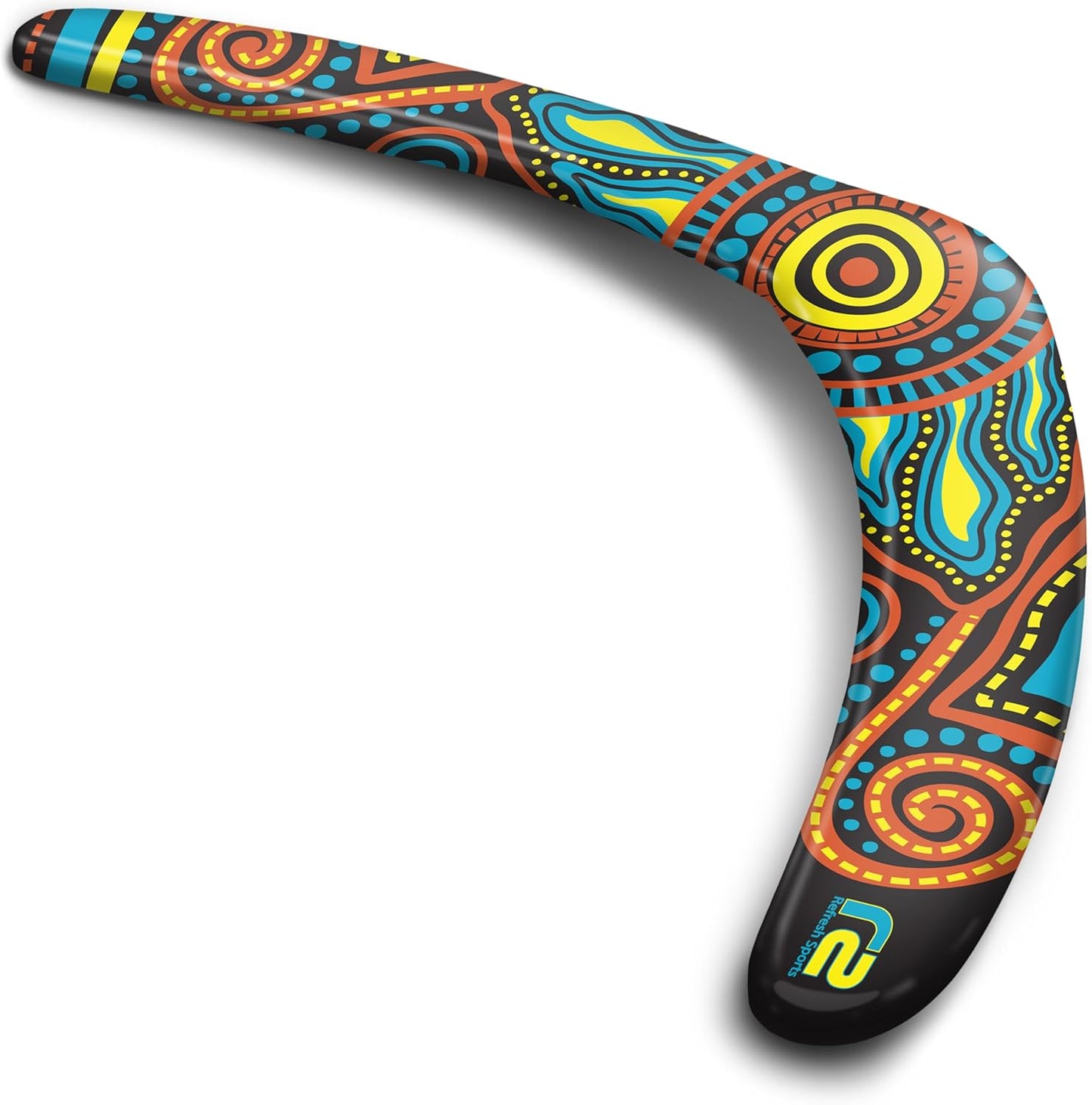 Refresh Sports Beach Boomerang Toy for All Ages - Outside Beach Games Adults & Toys for Kids - Fun Outdoor Backyard Toys for Boys - Soft Boomerangs Pool Game & Birthday Gift Ideas for Boys & Girls