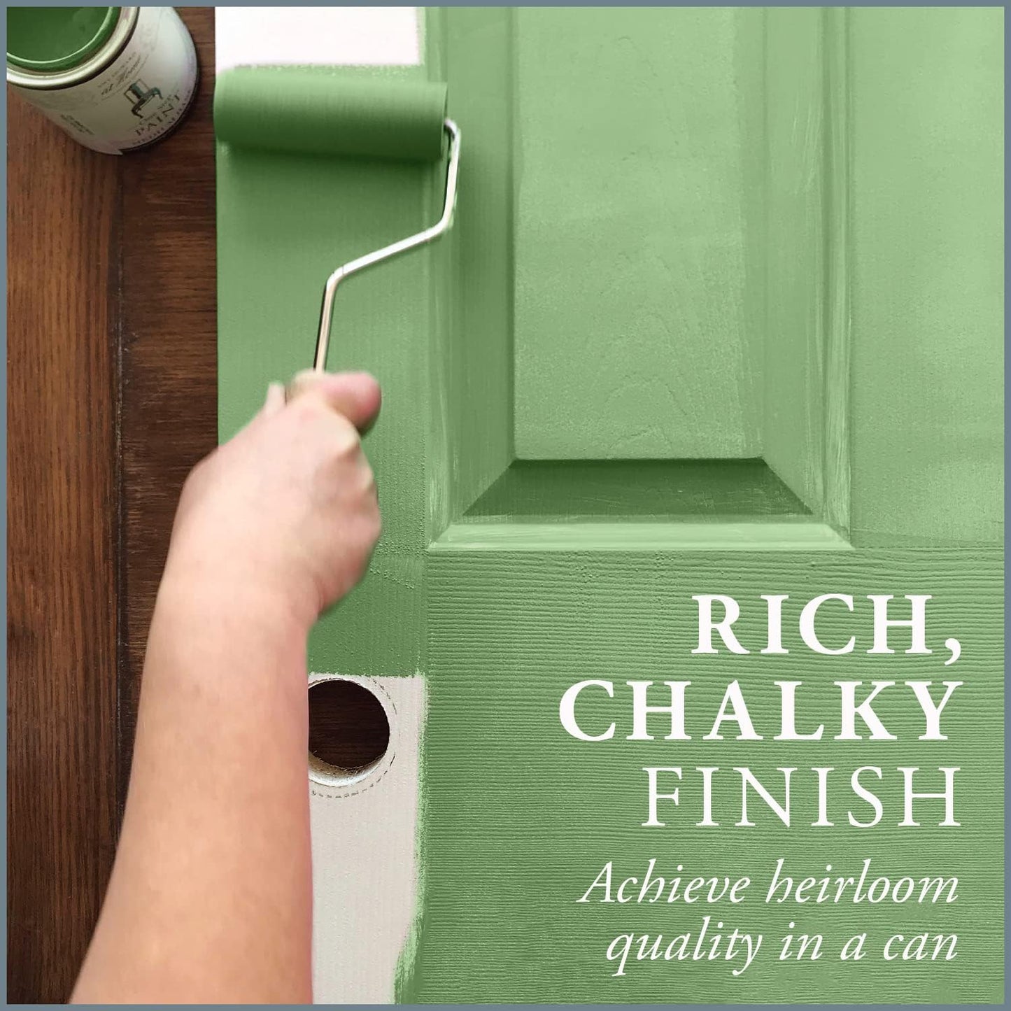 AMY HOWARD AT HOME Chalk-Based One Step Paint for Furniture, Cabinetry, Decor, Finish, and More | No Stripping, Sanding, or Priming | Dark Base | 16 Ounce | Easy Street