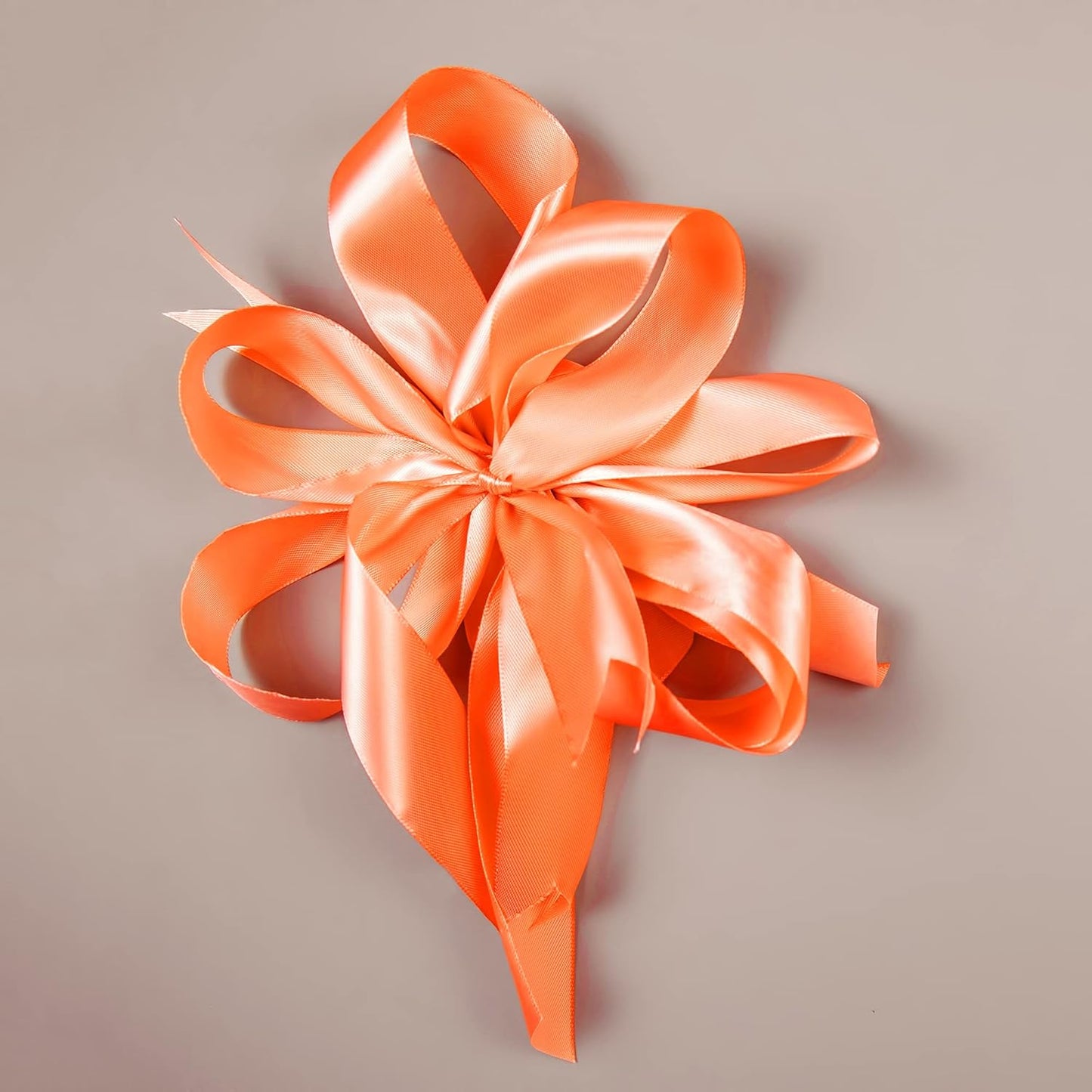 LIUYAXI Torrid Orange Stain Ribbon, 1-1/2" X Continuous 50 Yards, Double Faced Fabric Ribbon Perfect for Gift Wrapping Wedding Birthday Party Chair Sash Christmas Hair Floral Craft Sewing