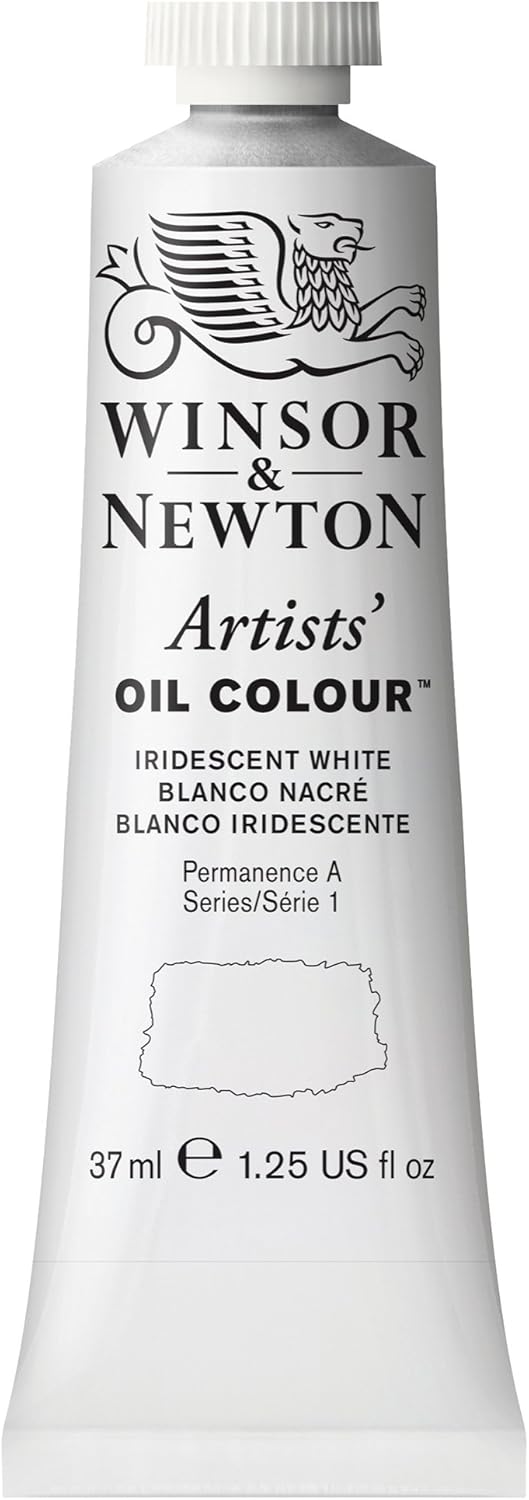 Winsor & Newton Artists' Oil Color, 37ml (1.25 oz) Tube, Iridescent White