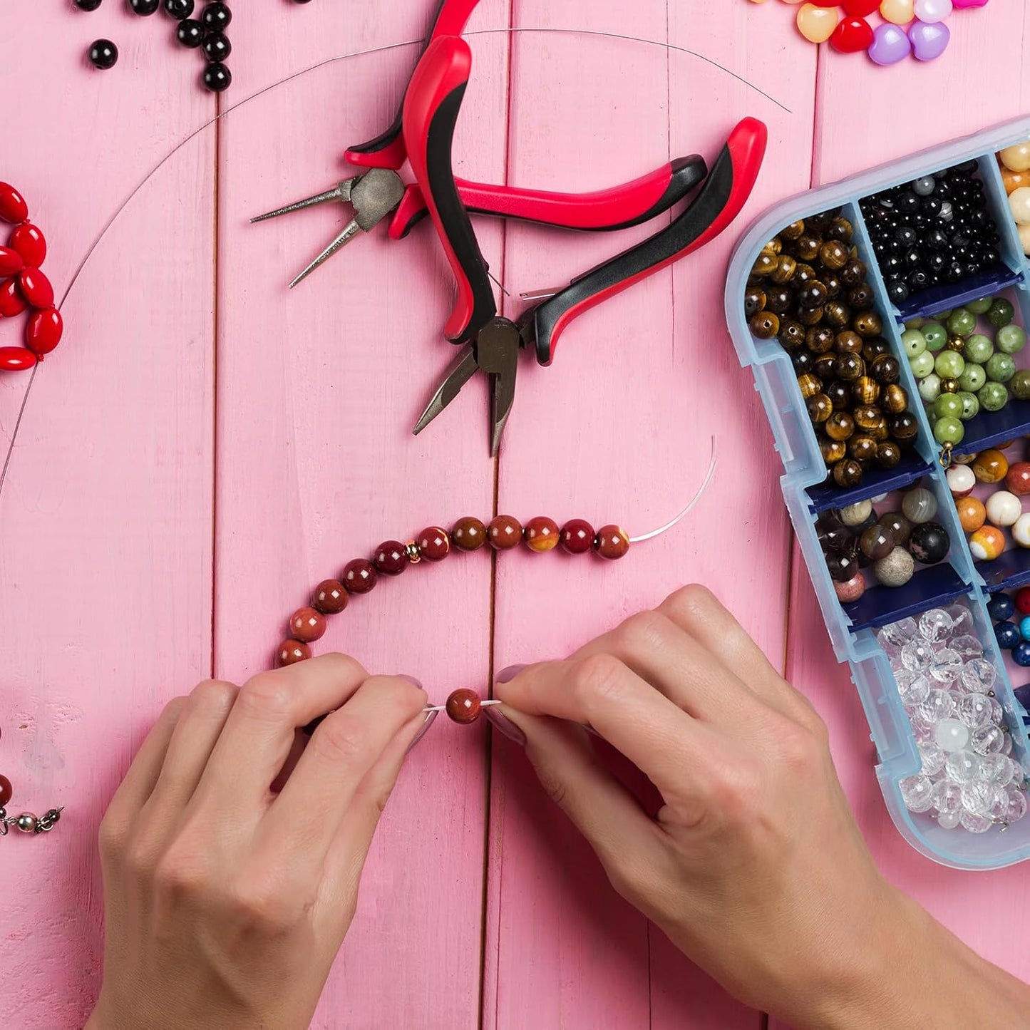 HARFINGTON 13ft Jewelry Wire, 22 Gauge (0.6mm) Brass Craft Soft Metal Tarnish Resistant Copper Beading Wire for Jewelry Making Supplies Crafting, Black