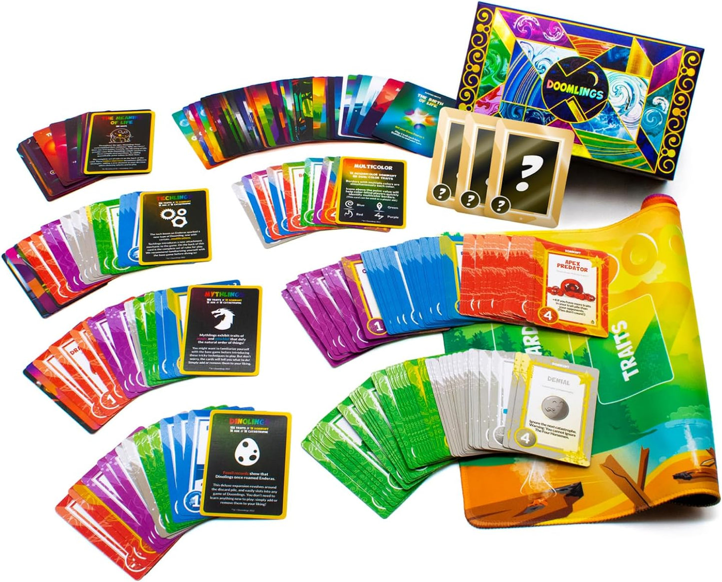 Doomlings - A Delightful Card Game for The End of The World - Best New Strategy Card Game for Kids, Adults & Teens | 2-6 Players | Perfect for Families and Travel | Easy to Learn (Deluxe Edition)