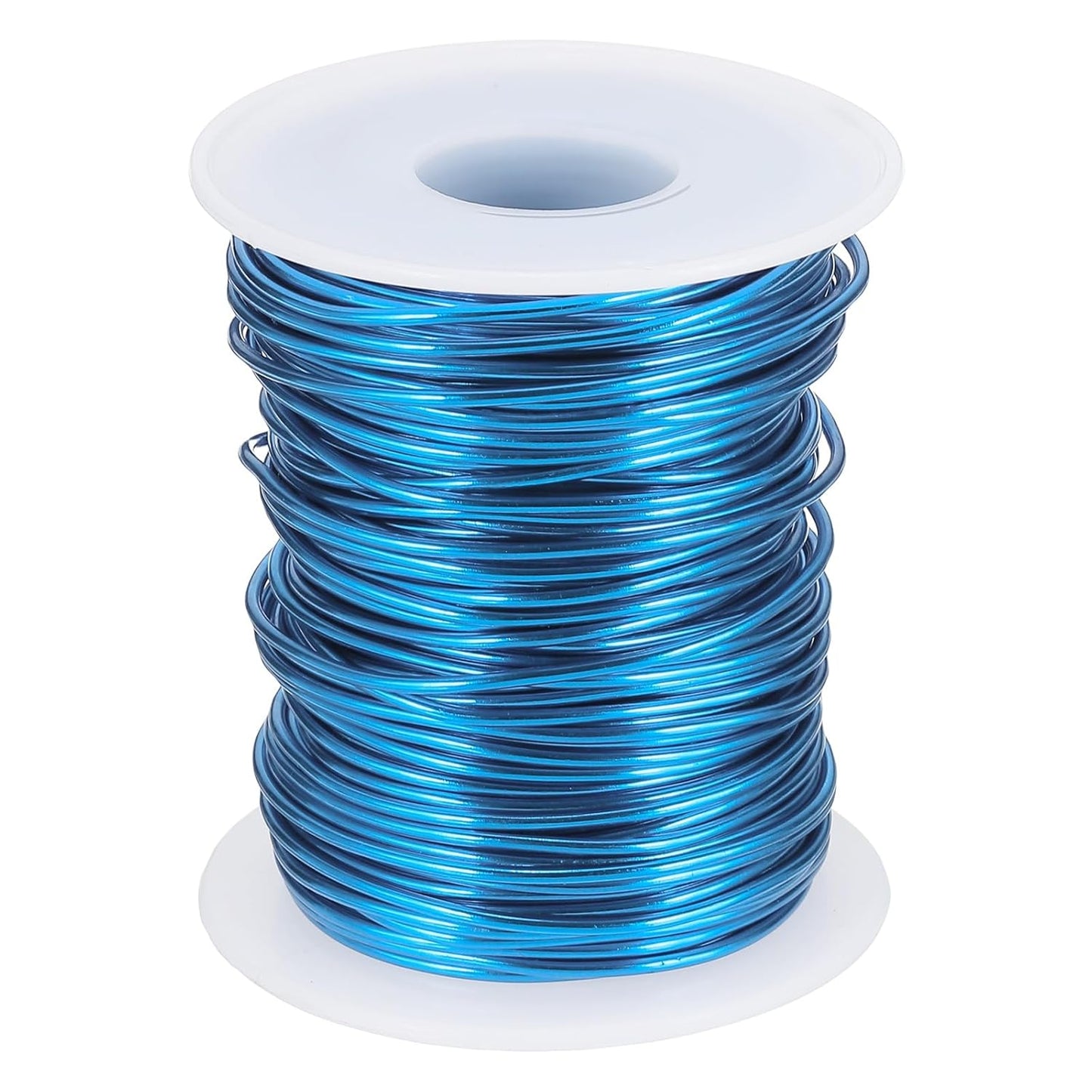 uxcell 16 Gauge / 1.5mm Anodized Aluminum Wire for Jewelry Craft Making, 102 Feet Bendable Flexible Wire for DIY Home Decor Gardening Sculpture, Blue