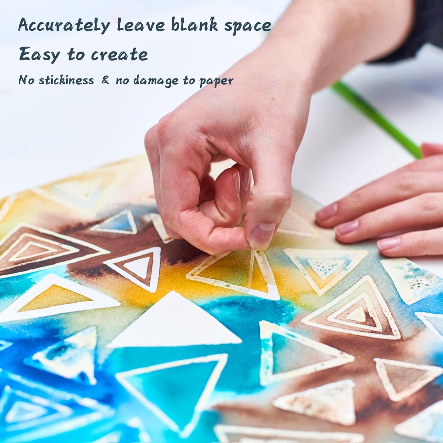 Masking Fluid for Watercolor Painting 120ml Red with a Paintbrush and Eraser - Art Masking Fluid Pen Watercolor Medium Art Supplies for Artists