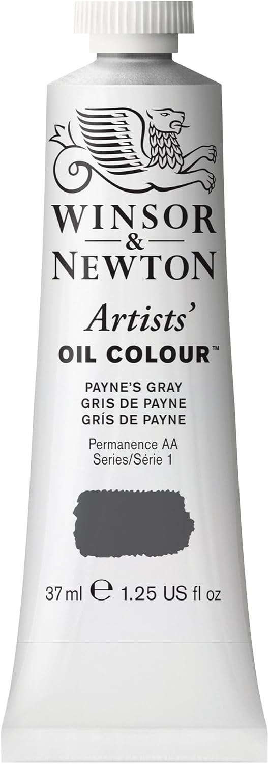 Winsor & Newton Artists' Oil Color, 37ml (1.25 oz) Tube, Payne's Gray