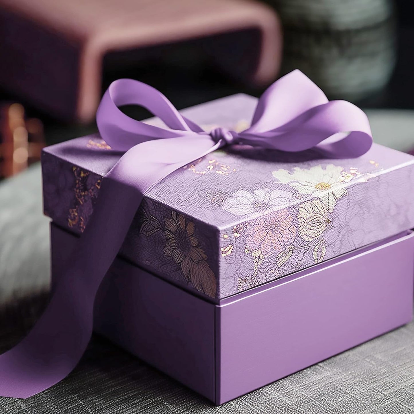 LIUYAXI Light Purple Double Faced Satin Ribbon, 3/8" X Continuous 100 Yards, Ribbons Perfect for Gift Wrapping Bows Bouquet Wedding Decor DIY Craft and More