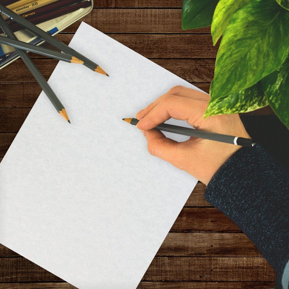 LUXPaper 8.5" x 11" Paper | Letter Size | Blue Parchment | 60lb. Text | 50 Qty