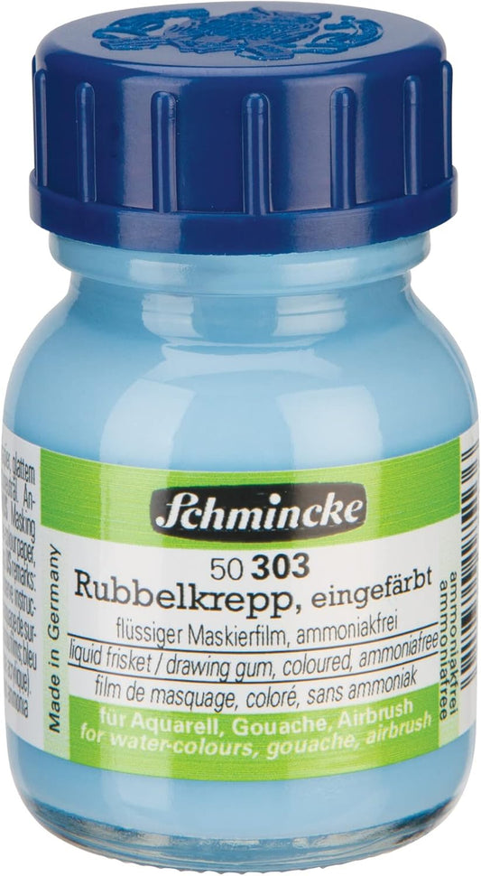Schmincke - Liquid frisket coloured, 20 ml, 50 303032, colourless masking liquid for opaque areas of paintings on watercolour paper, smooth drawing cardboard, ammonia-free