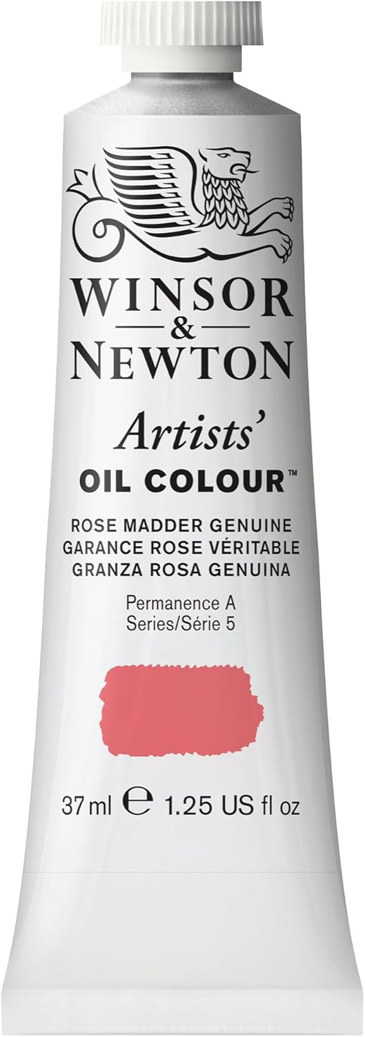 Winsor & Newton Artists' Oil Color, 37ml (1.25 oz) Tube, Rose Madder Genuine