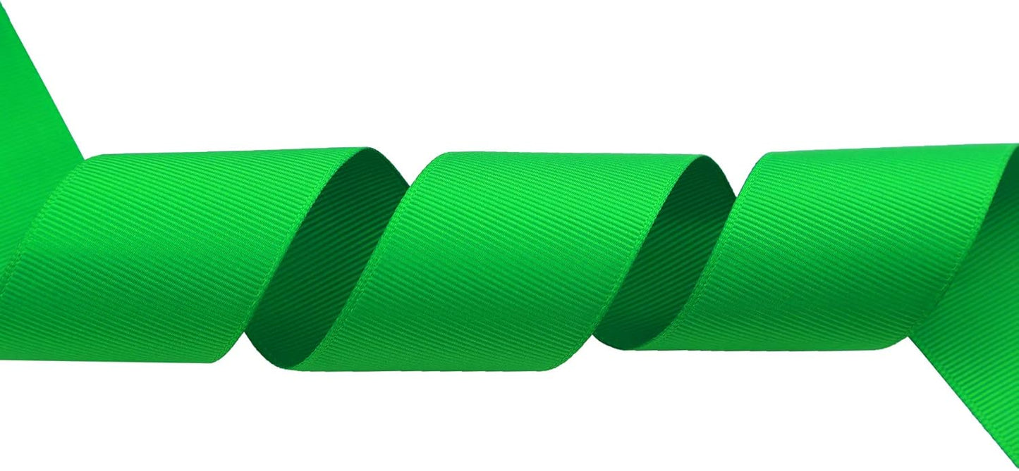 ITIsparkle 11/2" Inch Grosgrain Ribbon 25 Yards-Roll Set for Gift Wrapping Cake Decoration Party Favor Hair Braids Hair Bow Baby Shower Decoration Floral Arrangement Craft Supplies, Emerald Ribbon