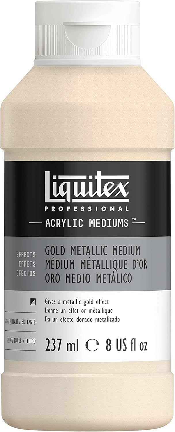 Liquitex Professional Effects Medium, 237ml (8-oz) Gold Metallic Medium