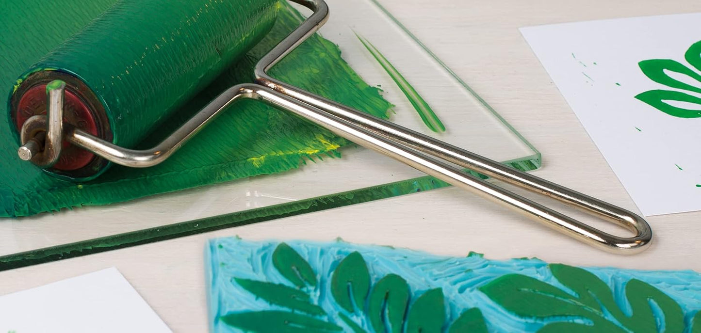 Schmincke - College Linol, Artists' lino Printing Inks, Blue in 75 ml Tube, 39400013, Low-Odour Water-Based lino Printing Ink, lightfast, Even Print