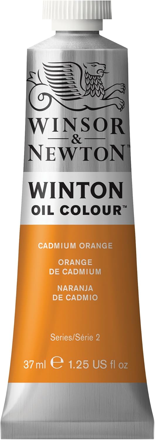 Winsor & Newton Winton Oil Color, 37ml (1.25-oz) Tube, Cadmium Orange